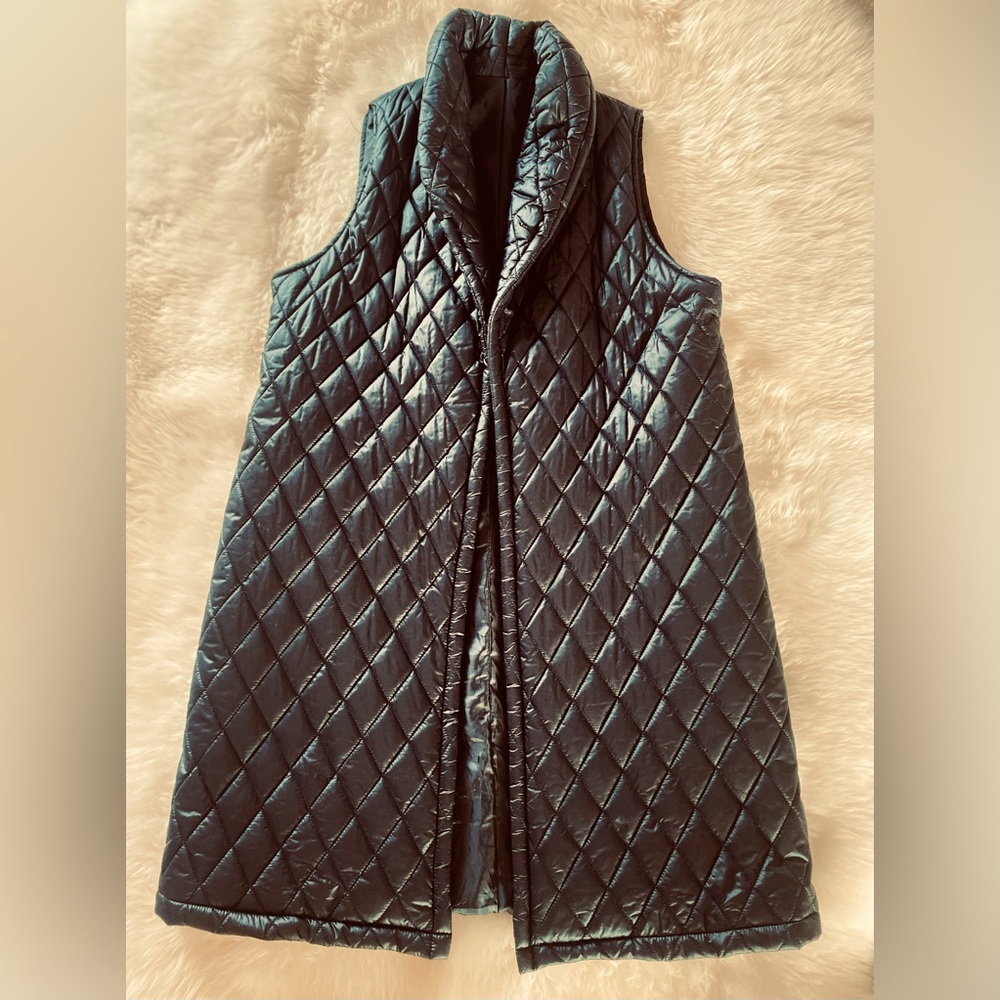 Long puffer vest coat 🖤